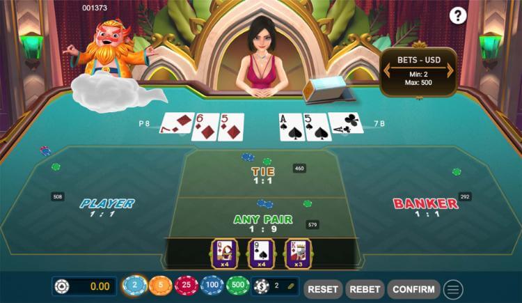 bàn cược Fafa Baccarat