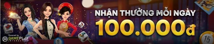 thưởng 100 VND tại game Việt W88