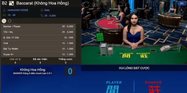 Baccarat không hoa hồng