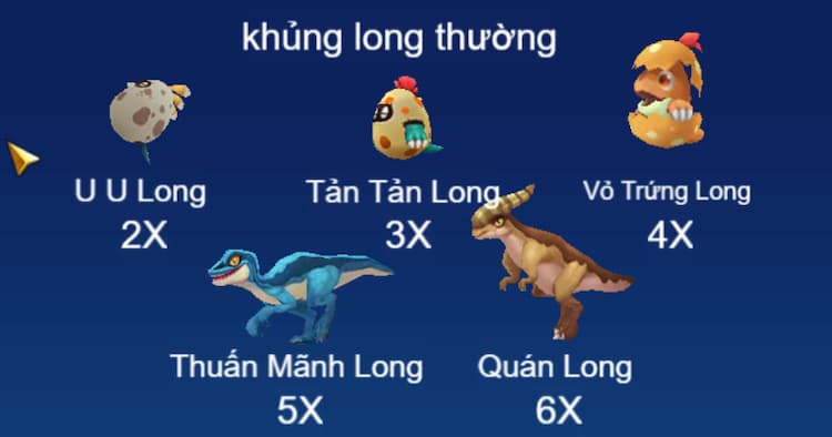 Tỷ lệ thưởng Dinosaur Tycoon