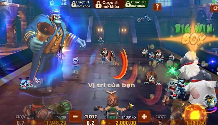 Giao diện Fortune Zombie