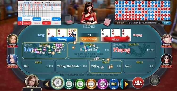 Giao diện Win Three Cards
